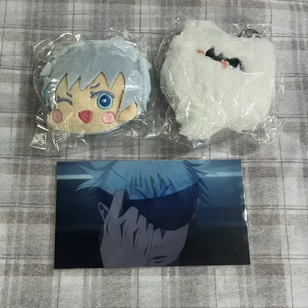 [BUNJANG] Jujutsu Kaisen Gojo Satoru Coin Purse Keychain & Lenticular Bundle Set / 주술회전 고죠 사토루 동전지갑 키링 렌티큘러 일괄