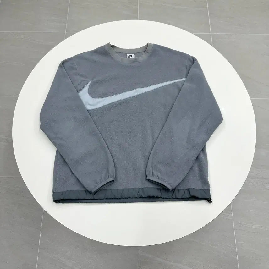 [BUNJANG] Nike Big Swoosh Fleece Sweatshirt XL / 나이키 빅스우시 후리스 기모 맨투맨 XL 105