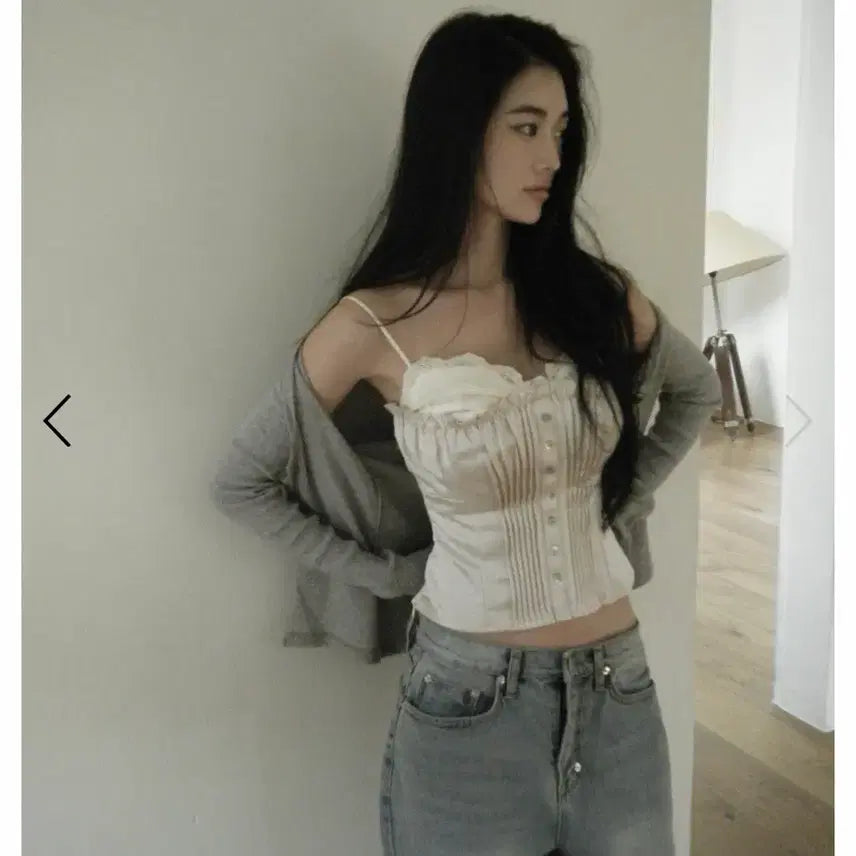[BUNJANG] Sheer Corset Top / 씨어 코르셋 탑