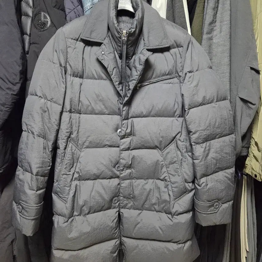 [BUNJANG] Intermezzo Padded Jacket Grey / 인터메조 패딩 자켓 그레이