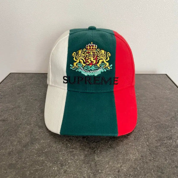 [BUNJANG] Supreme 6-Panel Crest Cotton Twill Baseball Cap / 슈프림 6패널 볼캡 모자 크레스트 (One Size)