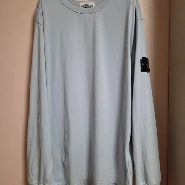 [BUNJANG] Stone Island Sweatshirt Light Blue XL / 스톤아일랜드 맨투맨 라이트블루