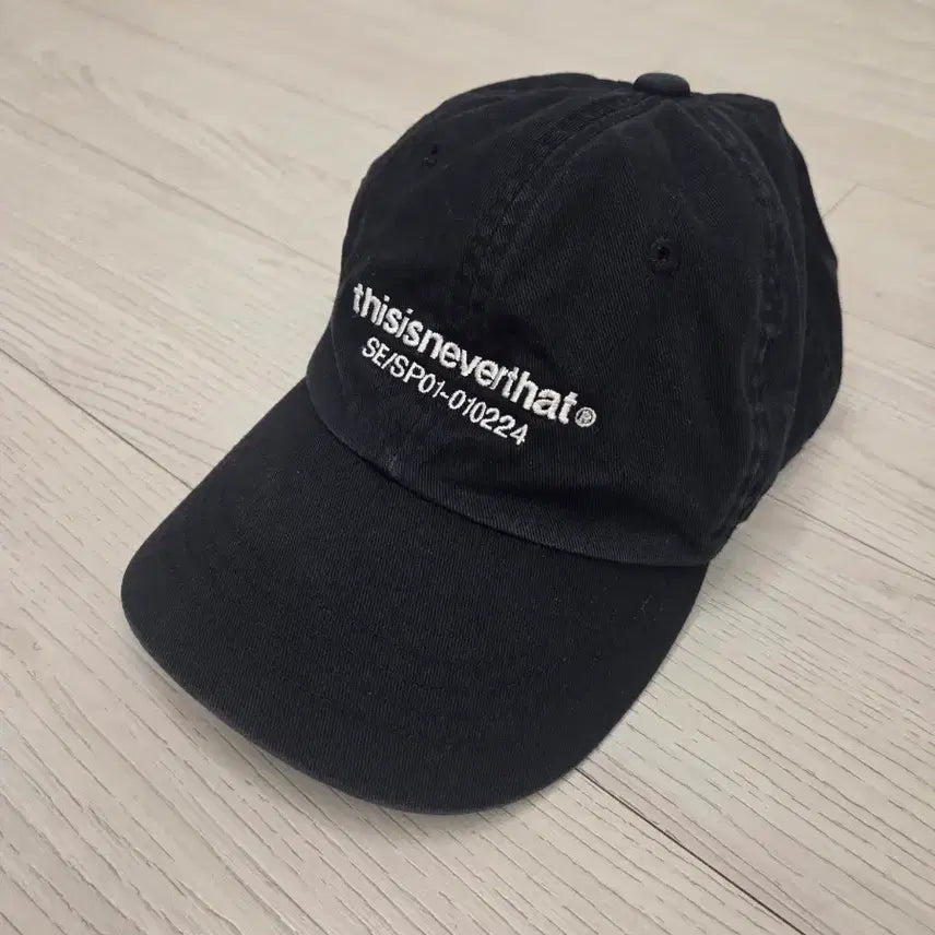 [BUNJANG] Thisisneverthat Cotton Logo Ball Cap Black / 디스이즈네버댓 볼캡 블랙 SE/SP01-010224