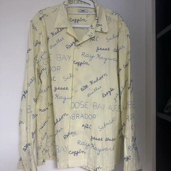 [BUNJANG] Body Embroidery Shirt L/XL / 보디 자수 셔츠 판매합니다(L/XL)