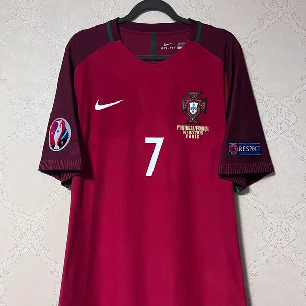 [BUNJANG] Portugal 2016-18 Home Authentic Short Sleeve Ronaldo #7 Jersey (2XL) / 16-18 포르투갈 홈 어센틱 반팔 No.7 호날두
