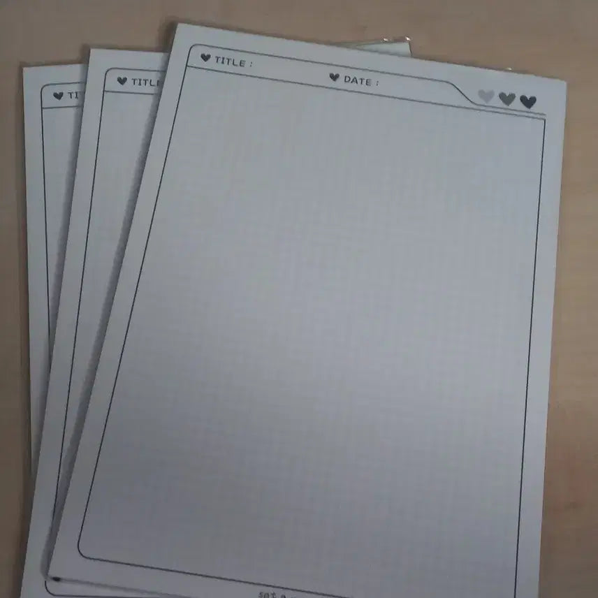 [BUNJANG] Set Record Notepad Bundle (3 pcs) / 셋어레코드 노트 패드 일괄 3권