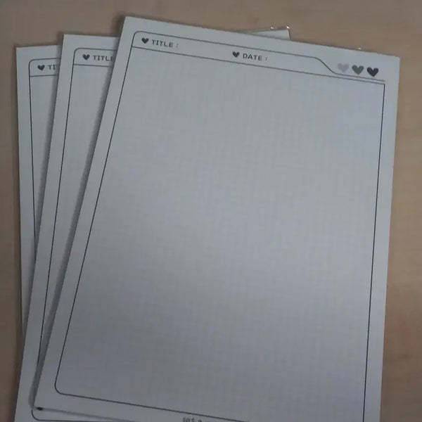 [BUNJANG] Set Record Notepad Bundle (3 pcs) / 셋어레코드 노트 패드 일괄 3권