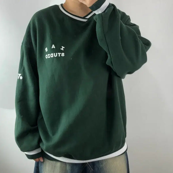 [BUNJANG] IAB Studio x Yonex Green Sweatshirt XL / [XL] 아이앱스튜디오 x 요넥스 그린 맨투맨