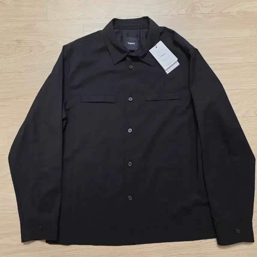 [BUNJANG] Theory Motion Wool Overshirt Black L / 띠어리 모션 울 오버셔츠 L 105 정가 56만원 블랙 새제품
