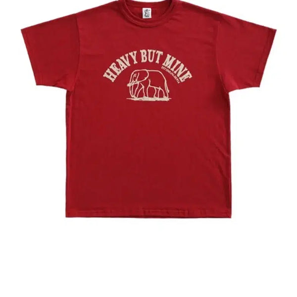 [BUNJANG] L Collection Pieces Red T-shirt / [L]컬렉트피시스 레드반팔