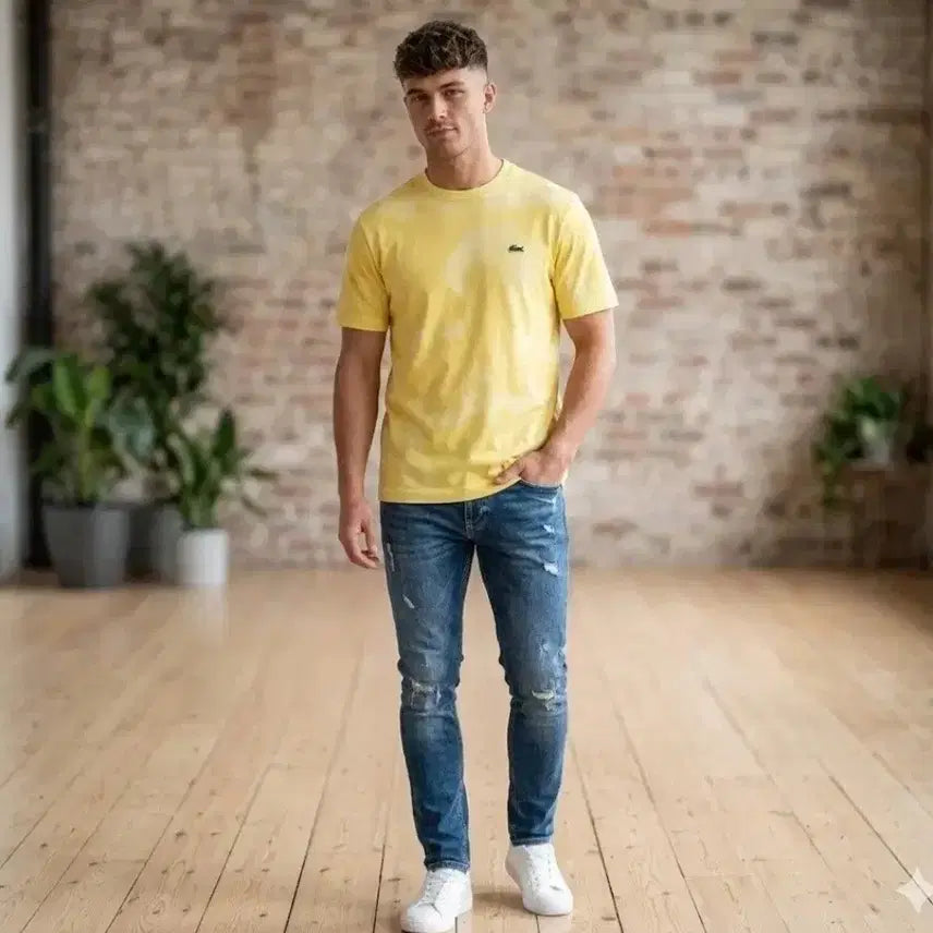 [BUNJANG] Lacoste T-Shirt Men's 90 Women's 95 / (무료배송)라코스테 티셔츠 남 90 여 95