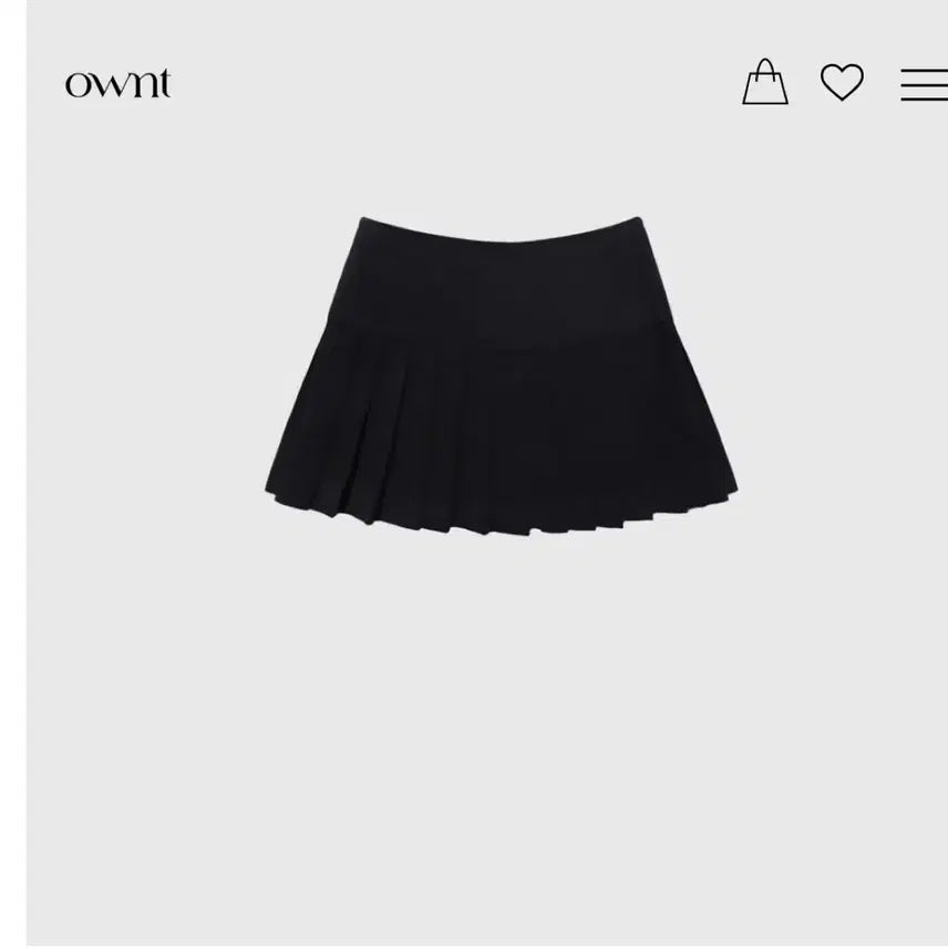 [BUNJANG] ONTIVIVE Pleated Skirt XS / 온트 리브 플리츠 스커트