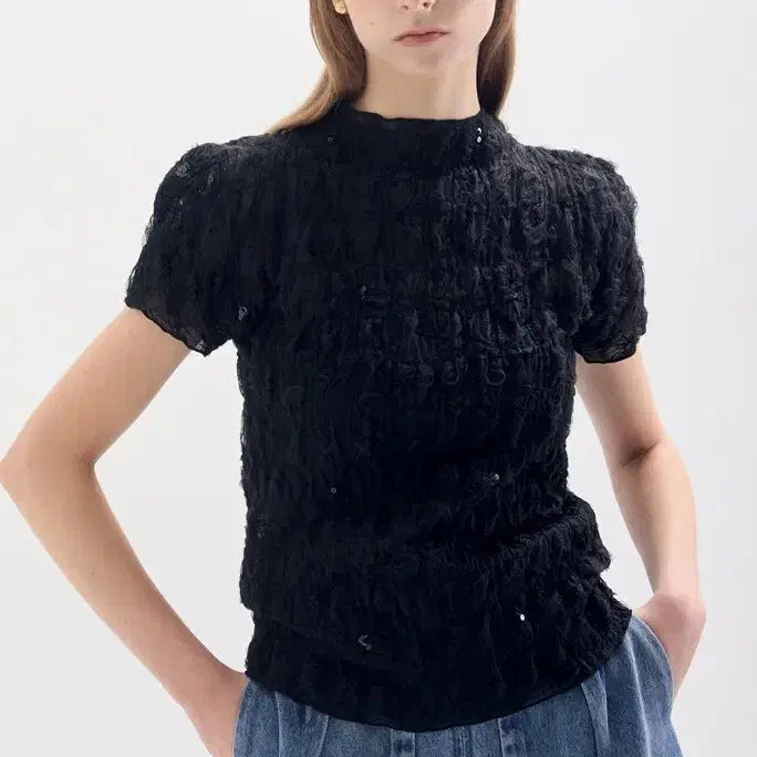 [BUNJANG] Lanvin Flower Top / 랑방 완판 플라워 탑