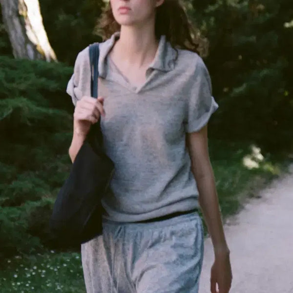 [BUNJANG] Nothing Written Loret Polo Knit Top / 낫띵리튼 Loret polo knit top