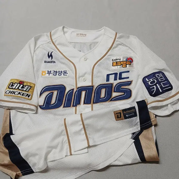 [BUNJANG] NC Dinos Authentic Jeong Soo-min Baseball Jersey / NC다이노스 어센틱 정수민 유니폼 카미스타 매쉬 야구 져지 유니폼