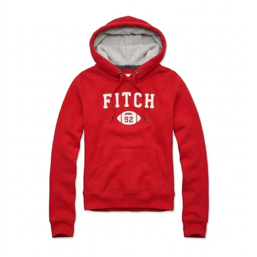 [BUNJANG] Abercrombie Red Hoodie / 아베크롬비 후드티 레드