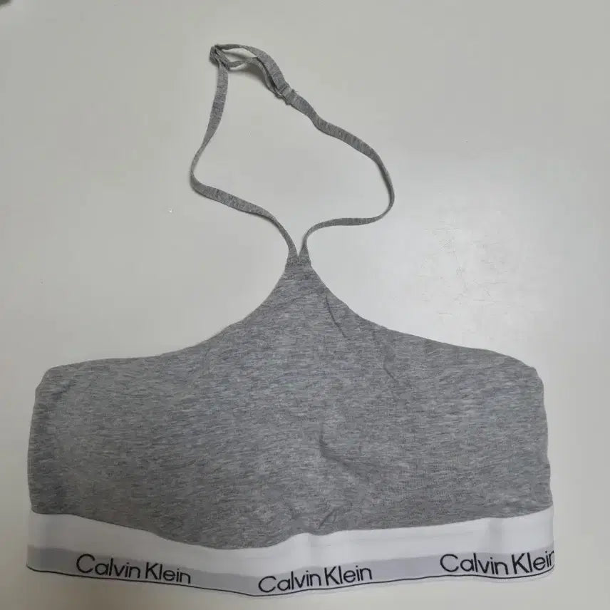 [BUNJANG] Icon Cotton Modal Halter Bralette - Size L / 여성 아이콘 코튼 모달 홀터 브라렛_QF8669ADP7A