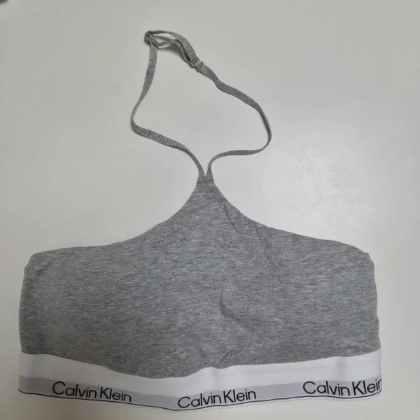 [BUNJANG] Icon Cotton Modal Halter Bralette - Size L / 여성 아이콘 코튼 모달 홀터 브라렛_QF8669ADP7A