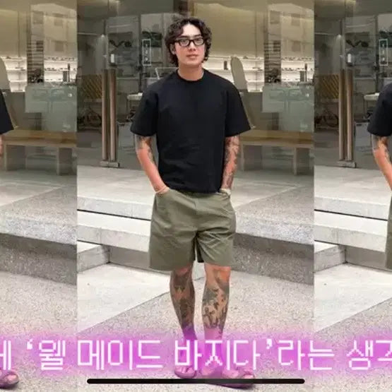 [BUNJANG] ESUEY 5-Pocket Cotton Shorts Olive / 에스파이 코튼 반바지 올리브