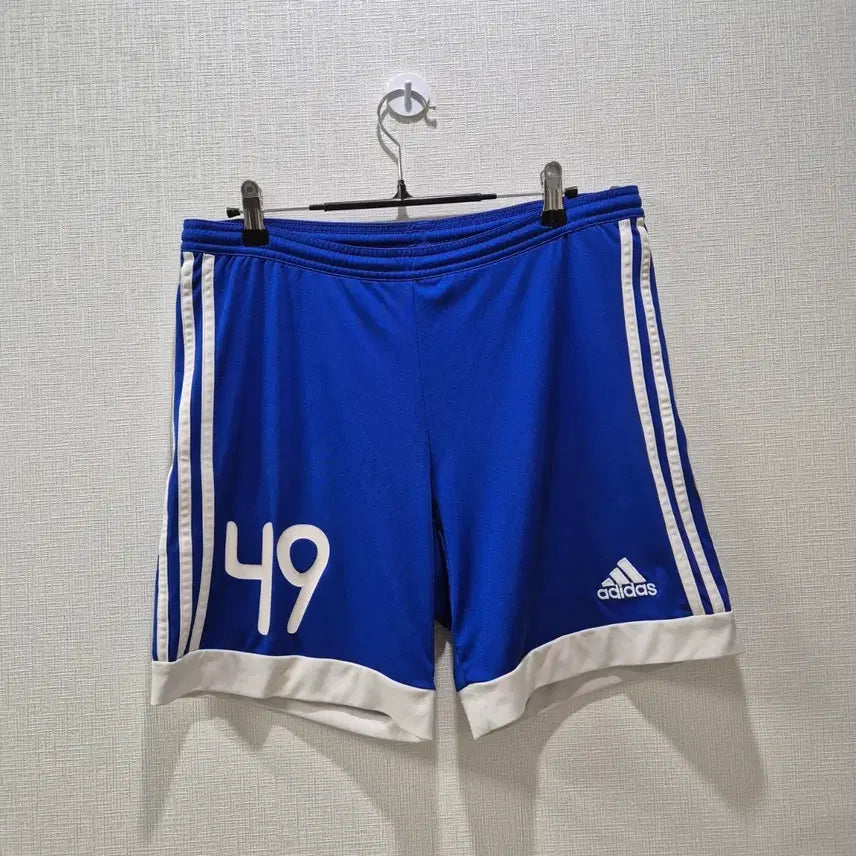 [BUNJANG] Adidas Blue Soccer Shorts Size 95 / 아디다스 95사이즈 반바지 블루 축구반바지 95사이즈