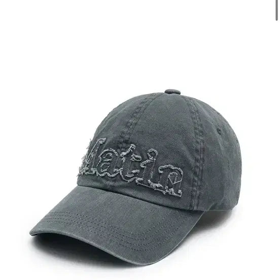 [BUNJANG] Matinkim Rough Cut Applique Ball Cap Grey / 마뗑킴 볼캡 ROUGH CUT APPLIQUE BALL CAP IN GREY