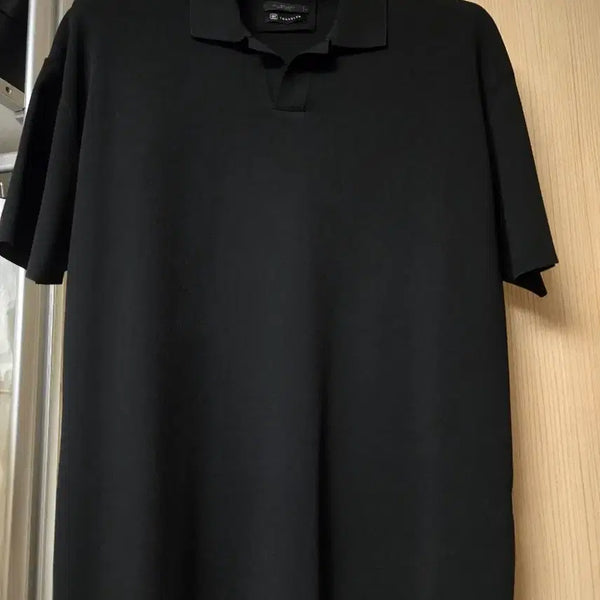 [BUNJANG] JILLSTUART NEW YORK Open Collar Knit T-Shirt / 질스튜어트 뉴욕 반팔 카라 니트 티셔츠 오픈카라티