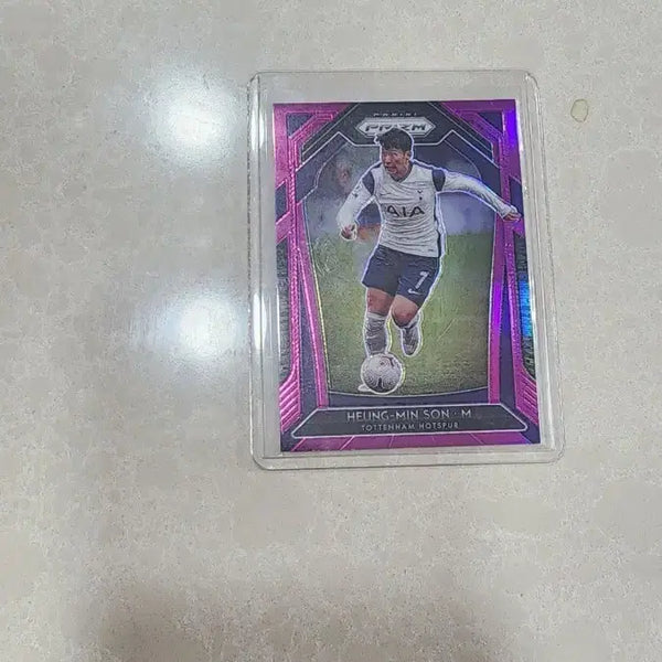 [BUNJANG] Panini Son Heung-min 20-21 Prism Pink Numbered Card 99/99 / 파니니 손흥민 프리즘 핑크 20-21 시즌 넘버링 카드