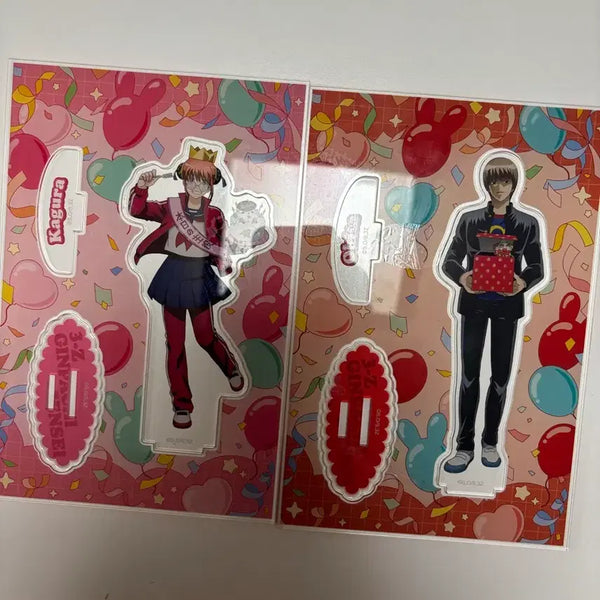 [BUNJANG] Gintama Shinsengumi Kagura & Sougo Birthday Acrylic Stand Bundle Set / 은혼 삼젯 카구라 소고 생일 아크릴 일괄판매