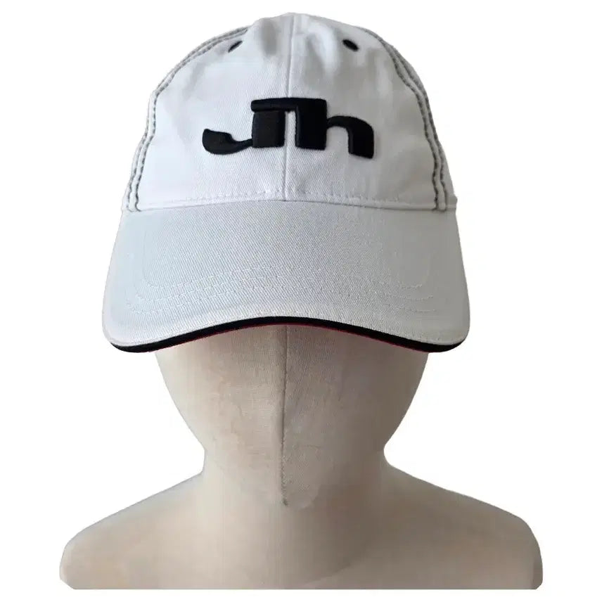 [BUNJANG] JH White Baseball Cap / JH 볼캡 화이트 야구모자/새제품