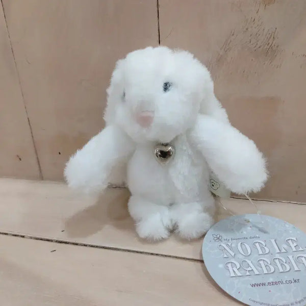 [BUNJANG] Noble Rabbit Ivory Rabbit Plush Bag Charm 8cm / (새상품)노블래빗 아이보리 토끼 인형 가방고리 8cm