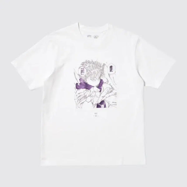 [BUNJANG] Uniqlo Jujutsu Kaisen Gojo Satoru Short Sleeve T-Shirt / 유니클로 주술회전 고죠 사토루 반팔 상의