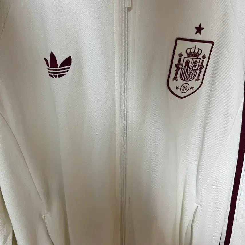 [BUNJANG] Adidas Spain Away Anthem Jacket Off White / 아디다스 스페인 어웨이 앤섬 자켓 오프 화이트