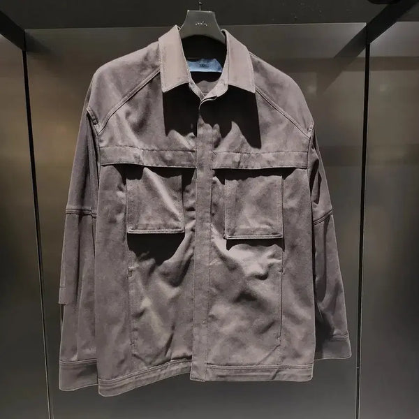 [BUNJANG] Juun.J String Shirt Brown Size 46 / 준지 아우터형 스트링 셔츠 브라운 46사이즈 팝니다