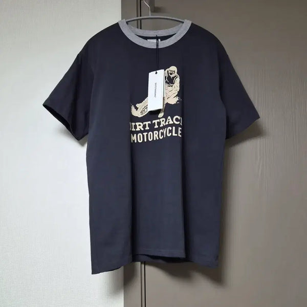 [BUNJANG] Outstanding MOT Series Graphic T-Shirt Charcoal / [M] 아웃스탠딩 MOT시리즈 그래픽 반팔티셔츠 차콜