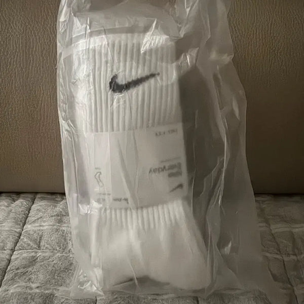 [BUNJANG] Nike Socks (3-Pair Bundle Set) - Size L - White / 나이키 양말