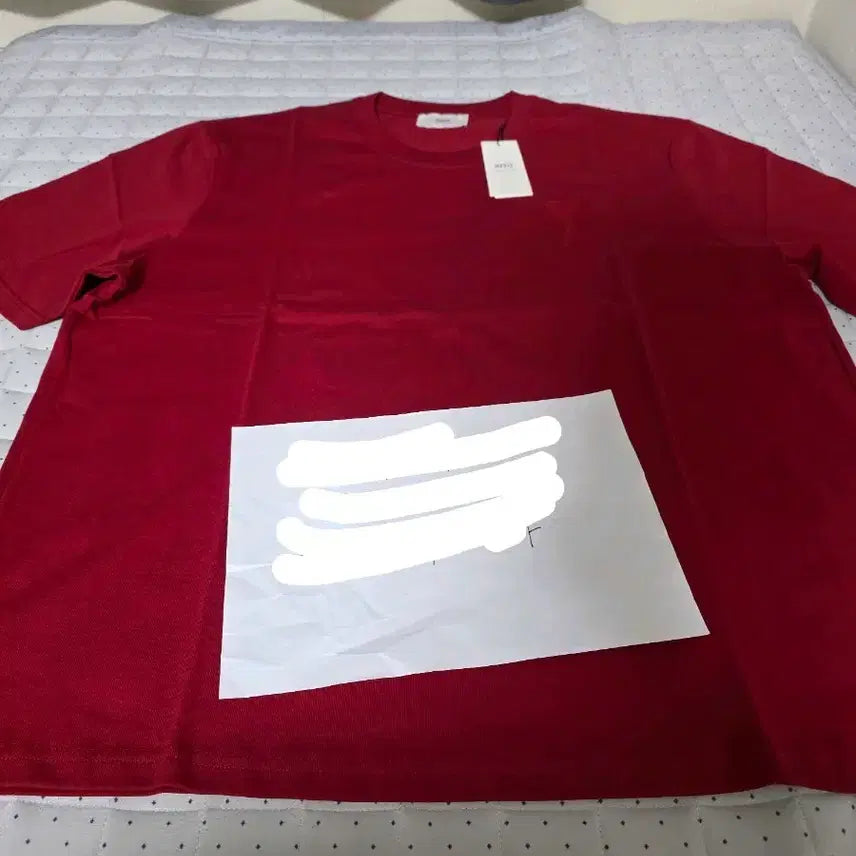[BUNJANG] AMI Tonal Big Heart Oversized T-Shirt Red XXL / [XXL] 아미 톤온톤 빅하트 레드 오버사이즈 티셔츠
