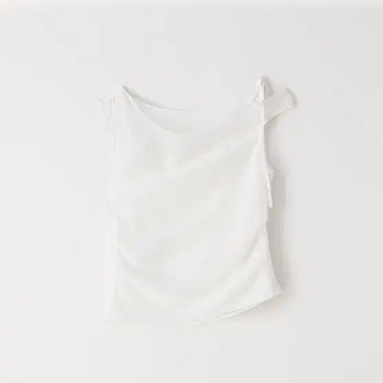 [BUNJANG] Le Vain Harry Drape Blouse White / 르베인 헤리 해리 드레이프 블라우스 화이트 시착 새상품 m