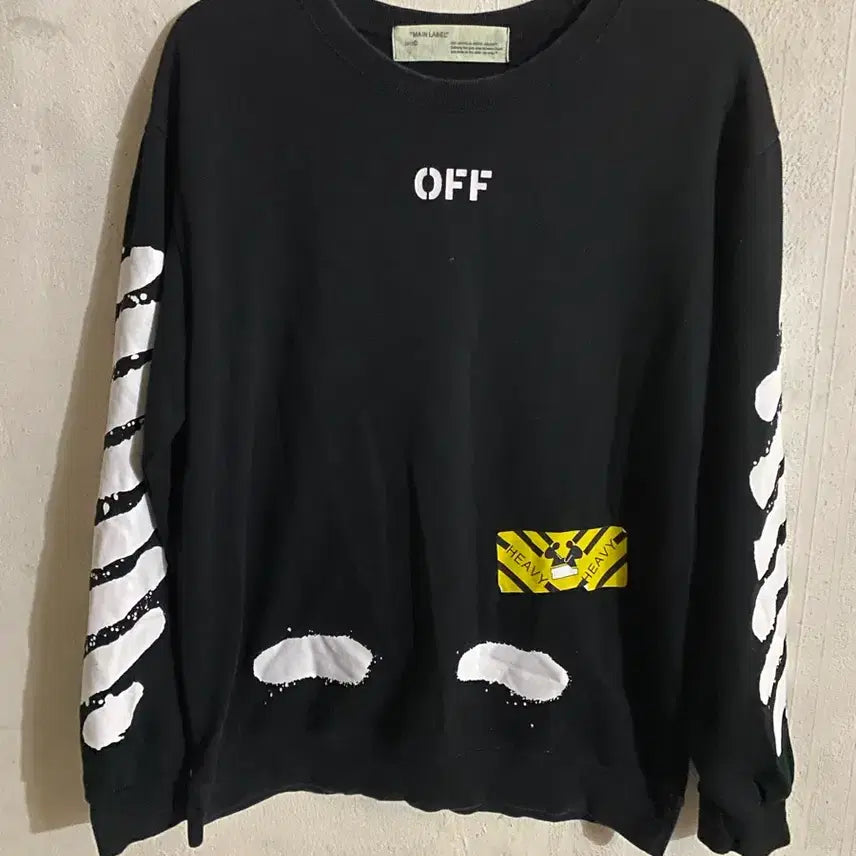 [BUNJANG] Off-White Crewneck T-Shirt XL / 크루넥 오프 화이트 사이즈 XL