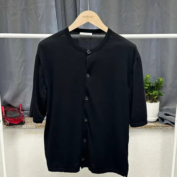 [BUNJANG] Lemaire Black Knit Cardigan Men's 95-100 / [ 르메르 ] 정품 / 남성95-100 : 블랙 니트 가디건