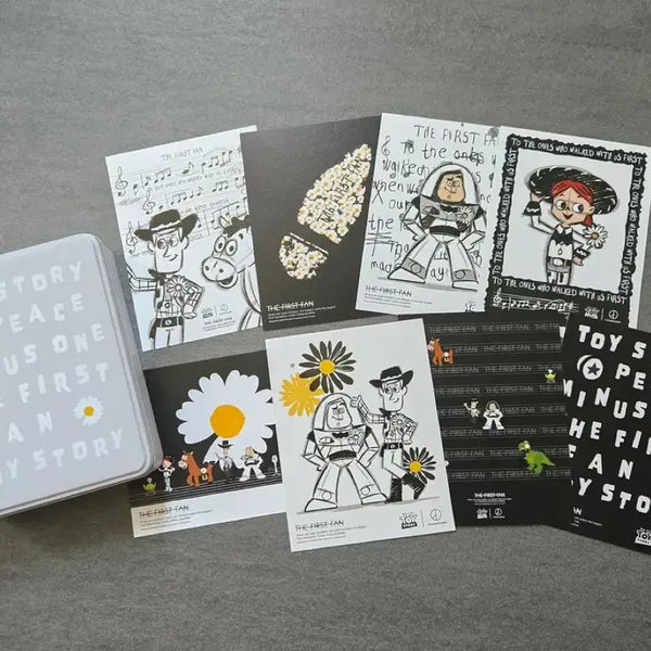 [BUNJANG] PEACEMINUSONE x Toy Story Collaboration Tin Case Set / 피스마이너스원x토이스토리 포토카드 엽서 틴케이스