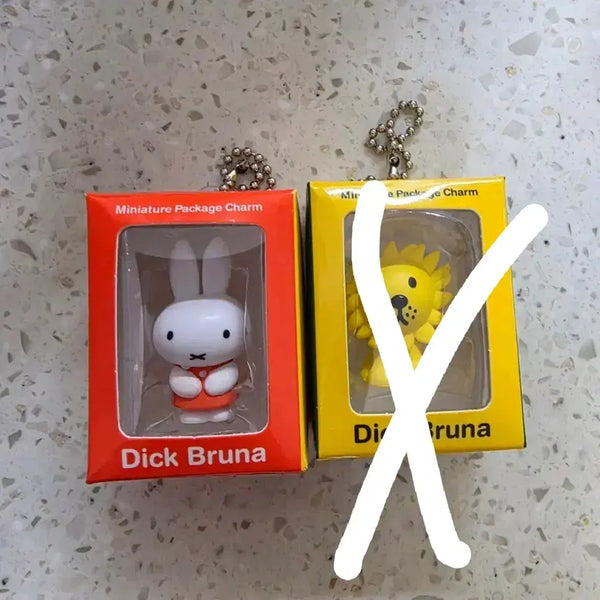 [BUNJANG] Dick Bruna Miffy Miniature Package Charm Set / 딕 브루나 미피 미니어처 패키지 참