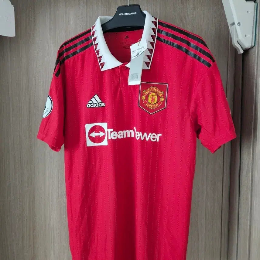 [BUNJANG] Adidas Manchester United 22/23 Home Authentic Jersey L / 아디다스 맨유 22/23 홈 어센틱 L 택채 새제품