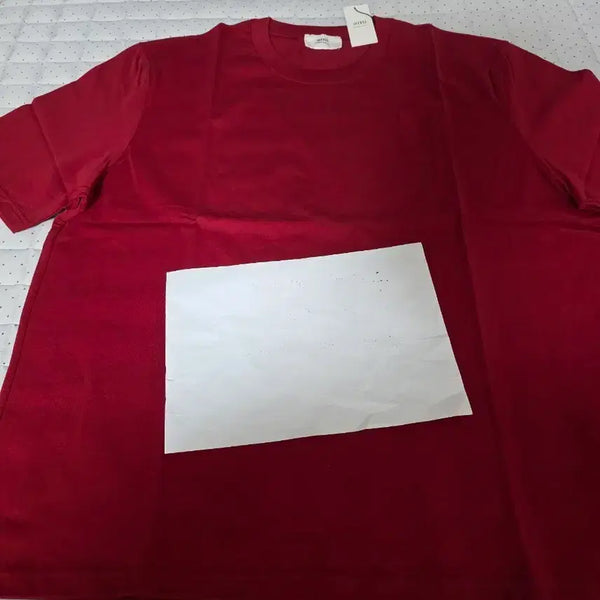 [BUNJANG] AMI Tone-on-Tone Big Heart Oversized T-Shirt Red XXXL / [XXXL]아미 톤온톤 빅하트 레드 오버사이즈 티셔츠