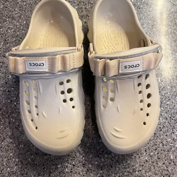 [BUNJANG] Crocs Echo Clog Stucco Beige M6W8 / 크록스 에코 클로그 스투코 베이지 M6W8