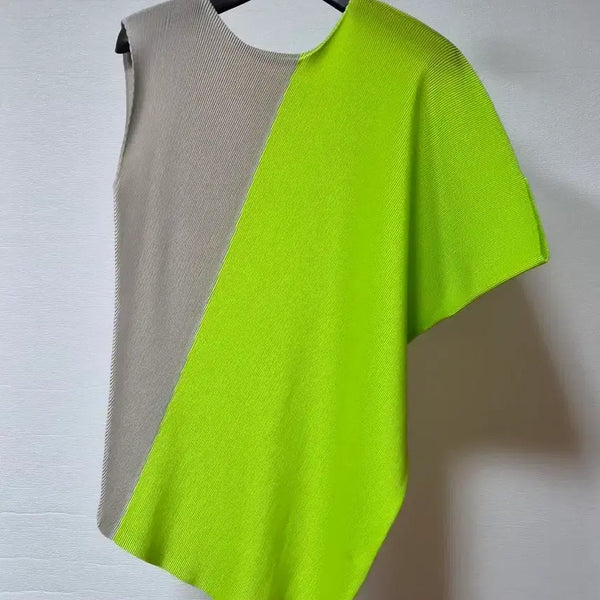 [BUNJANG] Pleats Please Asymmetrical Top / 플리츠플리즈 언발란스 탑