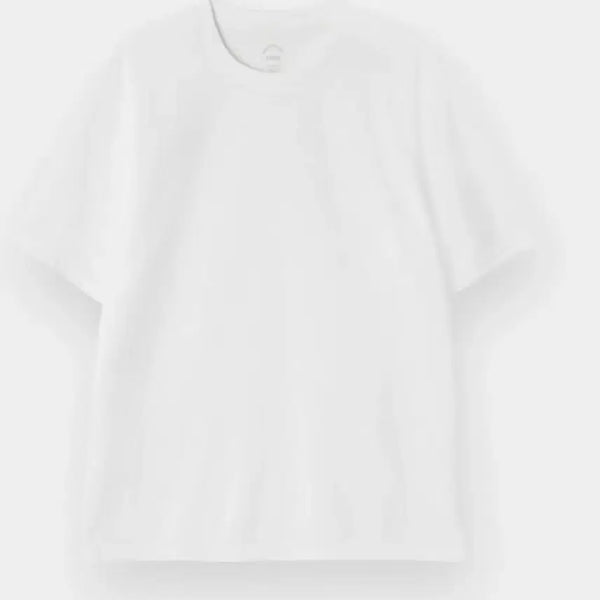 [BUNJANG] Basic White Cotton T-shirt (Set of 2) - Size 100 / 택제거 새상품! 베이직 흰색 면티 반팔티 100 두장 일괄 판매