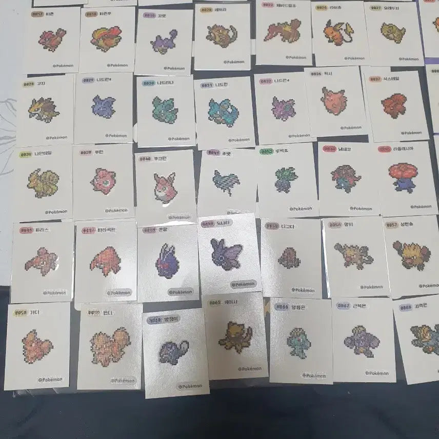 [BUNJANG] Pokemon Tteu-bbu Pixel Exchange / 포켓몬 띠부 픽셀 교환