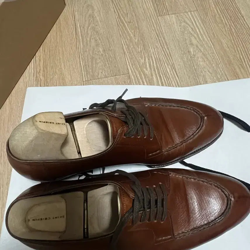 [BUNJANG] Saint Crispin's Brown U-Tip Shoes UK 6.5 / 세인트크리스핀 브라운 유팁 구두 uk6.5