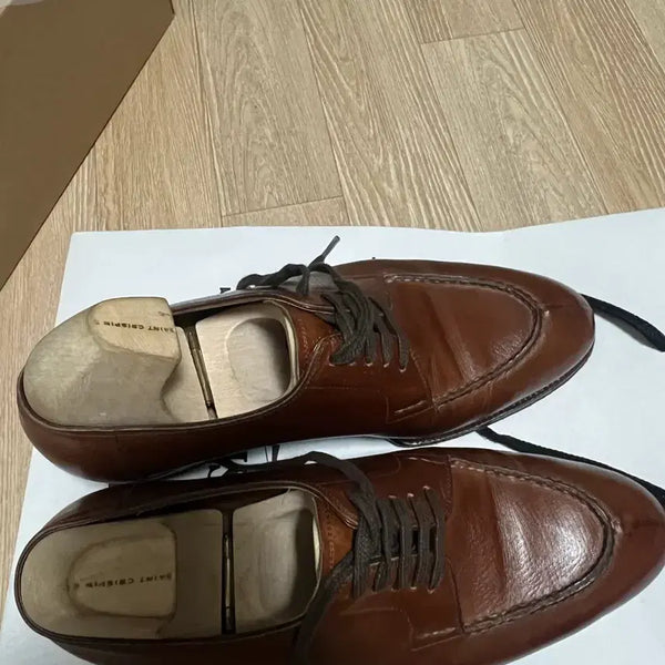 [BUNJANG] Saint Crispin's Brown U-Tip Shoes UK 6.5 / 세인트크리스핀 브라운 유팁 구두 uk6.5