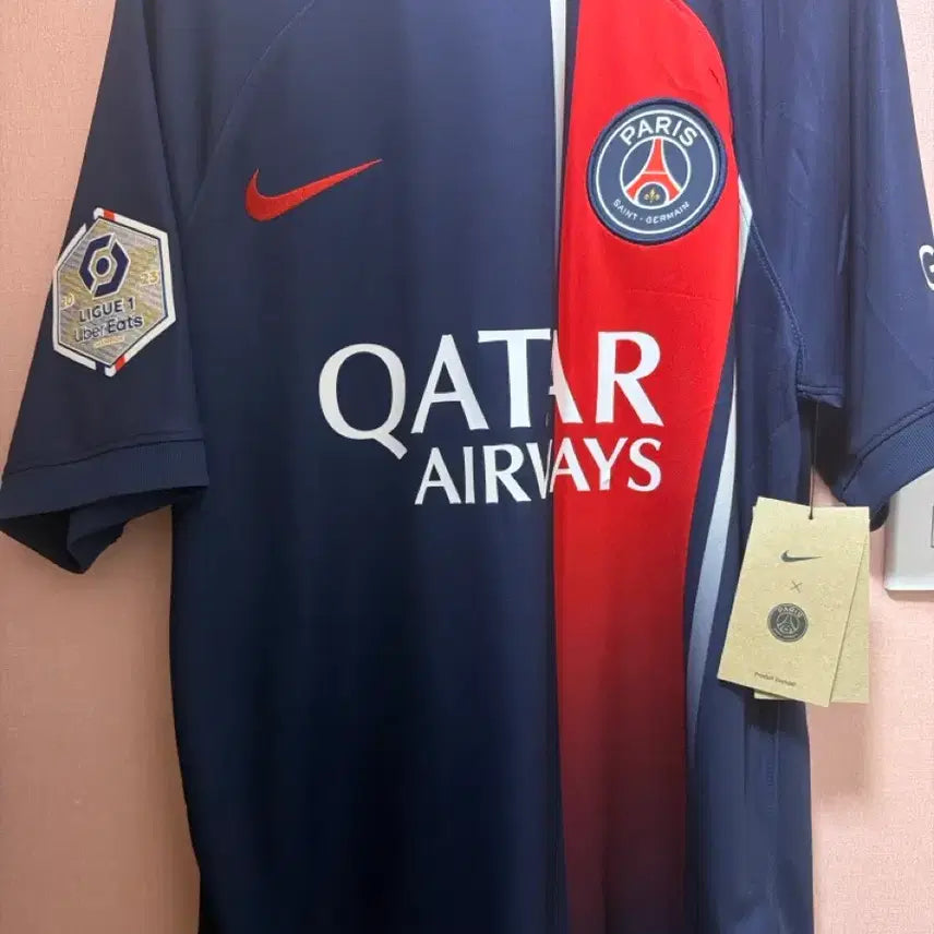 [BUNJANG] Paris Saint-Germain (PSG) 23/24 Home Football Jersey - Kang-In Lee (Size S) / 23/24 psg 이강인 유니폼